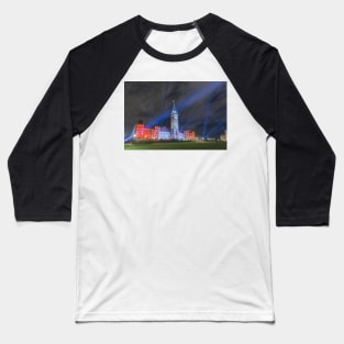 Canada's Parliament Building - Northern Lights show Baseball T-Shirt